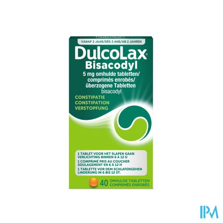 Dulcolax Bisacodyl Drag 40x 5mg