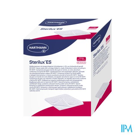 Sterilux Es 7,5x7,5cm 8pl. St.25x2 P/s
