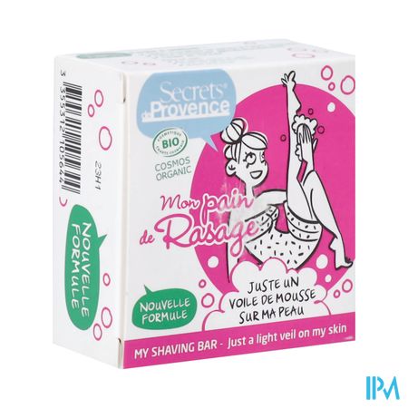 Secret De Provence Scheerzeep Vrouwen Bio 90g