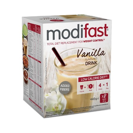 Modifast Intensive Vanilla Flavoured Milksh. 8x55g