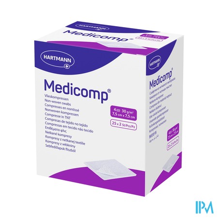 Hartmann Medicomp 7,5x7,5cm 4pl. St. 40x5 P/s