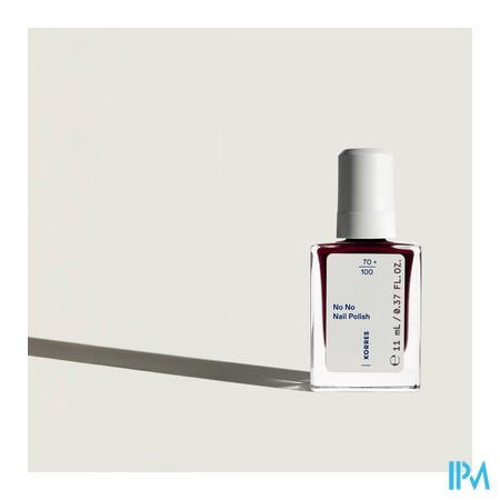 Korres Km No No Nail Polish 59 Burgundy Red 11ml