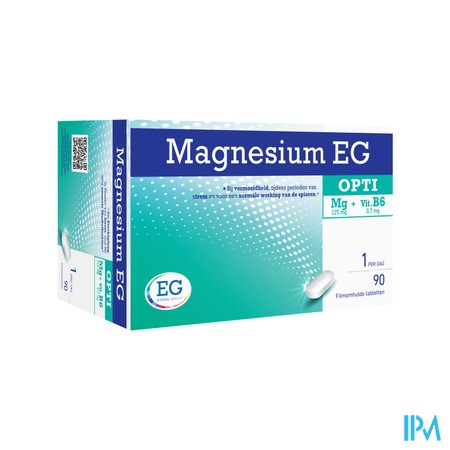 Magnesium EG Opti 225Mg Tabl 90