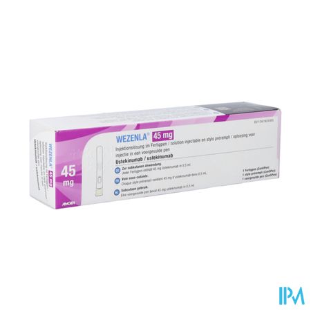 Wezenla 45mg Opl Inj Voorgevulde Pen 0,5ml