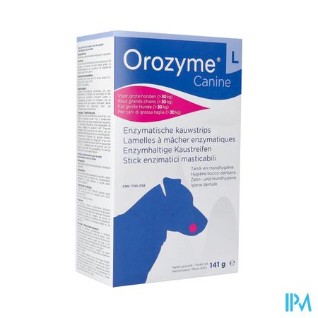 Orozyme Canine l Lamelle Enzym.chien >30kg 141g
