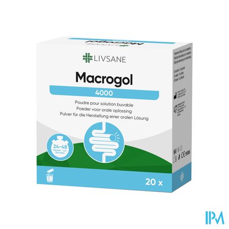 Livsane Macrogol 4000 Zakjes Poeder 20x10g
