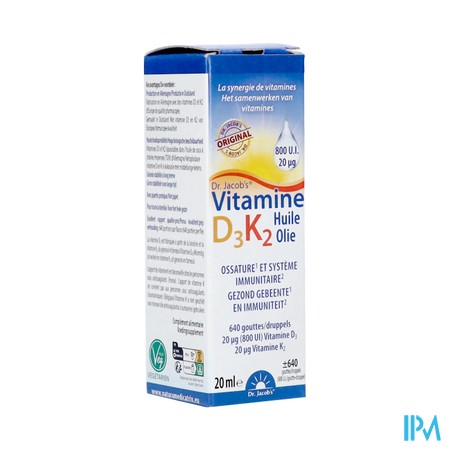 Vitamine D3 K2 Fl 20ml