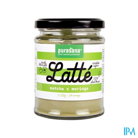 Purasana Vegan Latte Matcha Moringa 120g