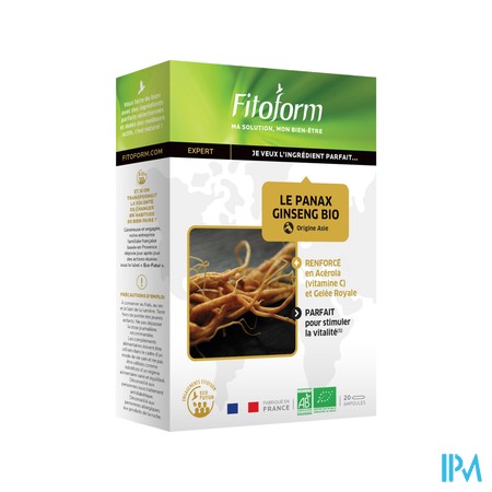 Panax Ginseng Bio Amp 20 Fitoform