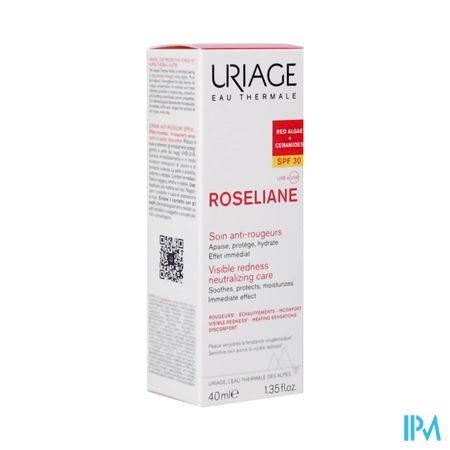 Uriage Roseliane Creme Anti Roodheid Ip30 40ml
