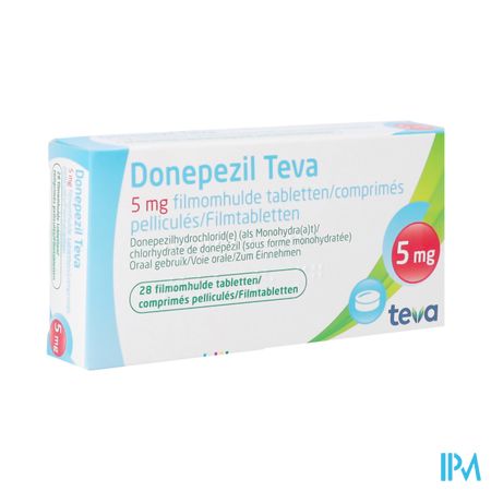 Donepezil Teva 5,0mg Comp Enrobe 28x 5,0mg