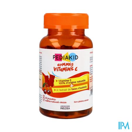 PEDIAKID GOMME VIT C OURS CERIS 60