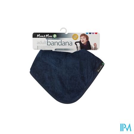 Bavoir Bandana Adulte Bleu Fonce Advys
