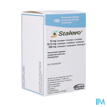Stalevo 75mg/18,75mg/200mg Abacus Filmomh Tabl 100
