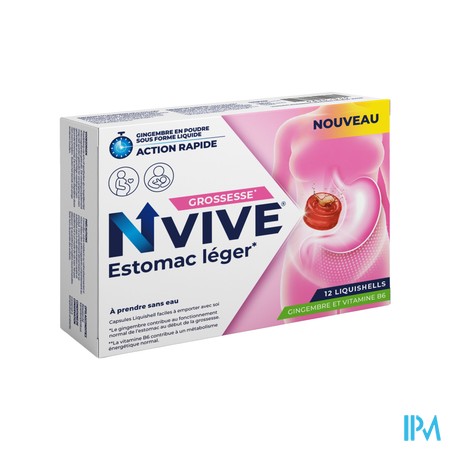 NVIVE ESTOMAC LEGER DEBUT GROSSESSE 12 LIQ COMP