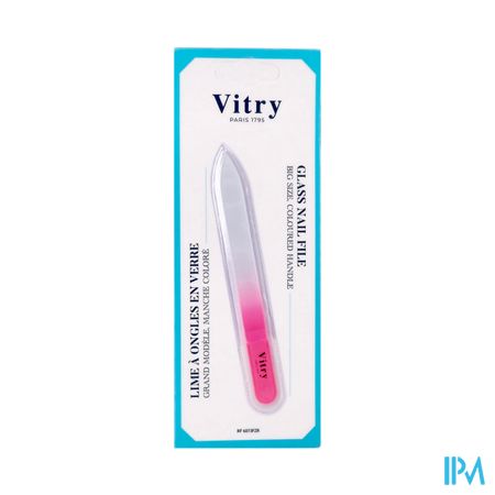 Vitry Glasvijl Heft In Fluo Roos