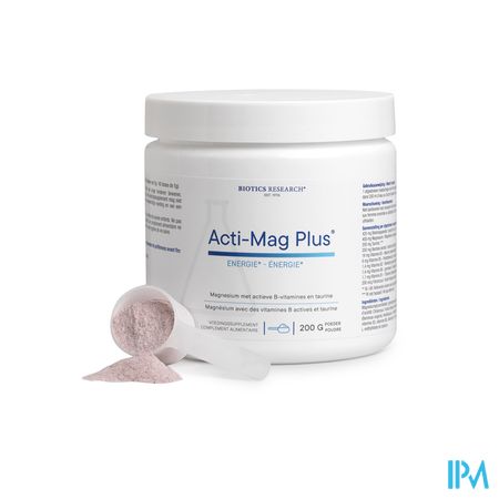 Acti-mag Plus Pdr Pot 200g