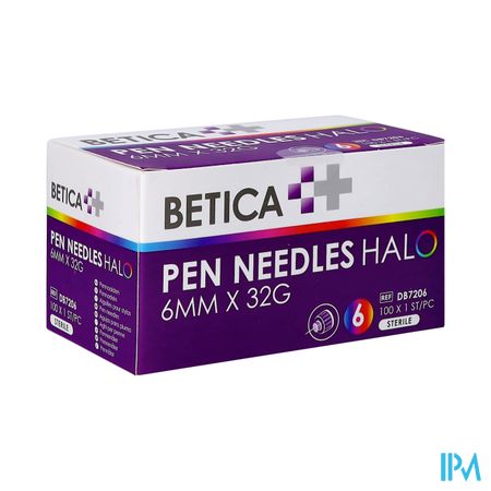Betica Pen Needles Halo 6mmx32g 100