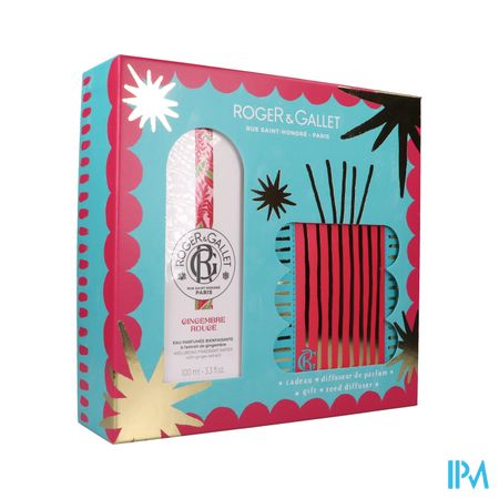 Roger&gallet Kerstset Gingembre 100ml + Diff 2025