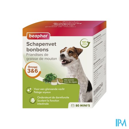 Beaphar Schapenvet Bonbons Mini's Zeewier 245g