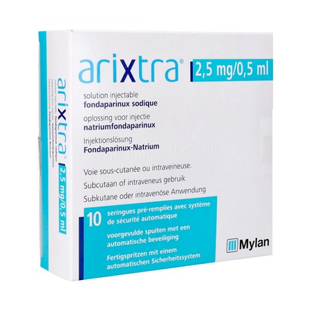 Arixtra 2,5mg/0,5ml Opl Inj Voorgevulde Spuit 10