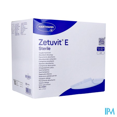 Zetuvit E Sterile 15x20cm 25