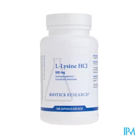l-lysine Biotics Caps 100x500mg