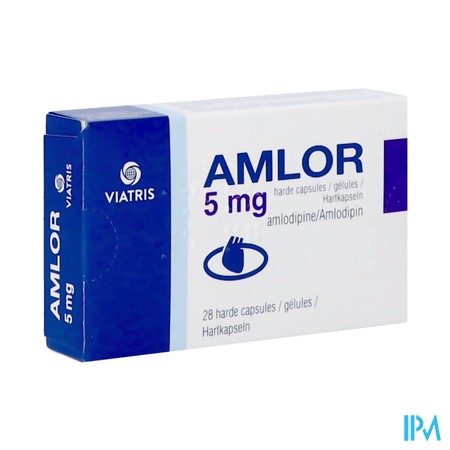 Amlor 5mg Caps 28