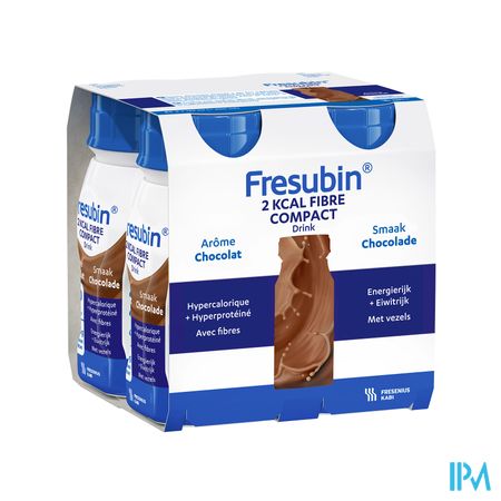 Fresubin 2 Kcal Fibre Compact Drink Choco 4x125ml