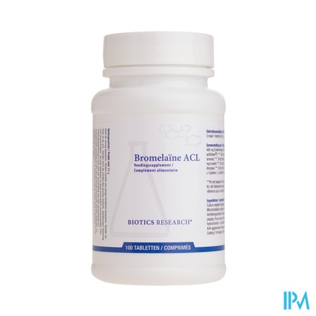 Bromelaine Acl Biotics Tabl 100