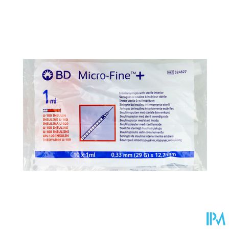 Microfine Ser.ins. 1ml 29g 12,7mm 10 324827