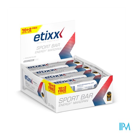 Etixx Energy Marzipan Sport Bar 12x50g