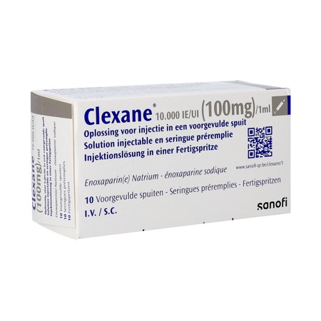 Clexane Spuit Inj 10 X100 mg/1,0ml