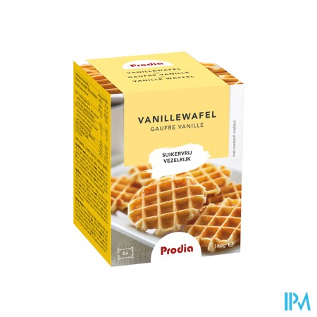 Prodia Wafel Vanille + Zoetstof 150g 5687 Revogan