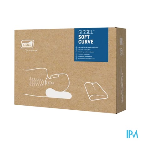 Sissel Soft Curve Compact Oreiller+taie Velours