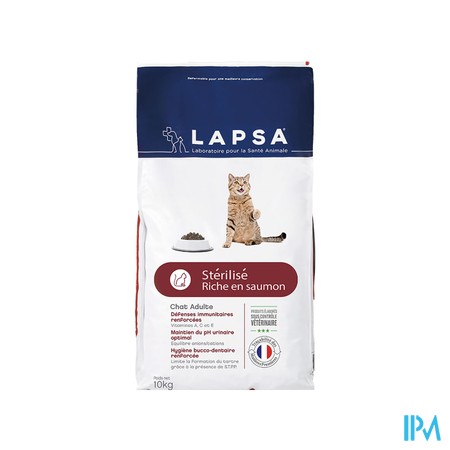Lapsa Physio. Chat Adulte Sterilise Tte Race 10kg