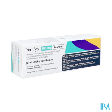 Tremfya 100mg/ml Pushpen Opl Inj Voorgev.pen 1x1ml