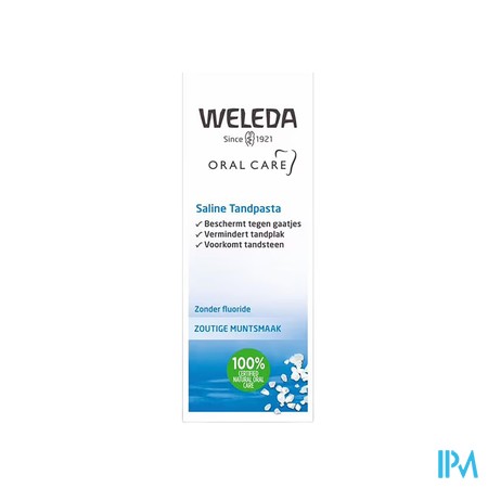 Weleda Tandpasta Saline Blauw 75ml