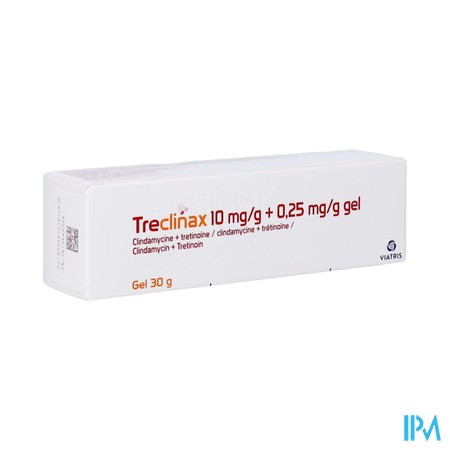 Treclinax 10mg/g + 0,25mg/g Gel Tube 30g