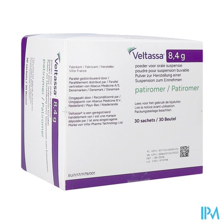Veltassa 8,4g Abacus Pdr Susp Or Zakjes 30