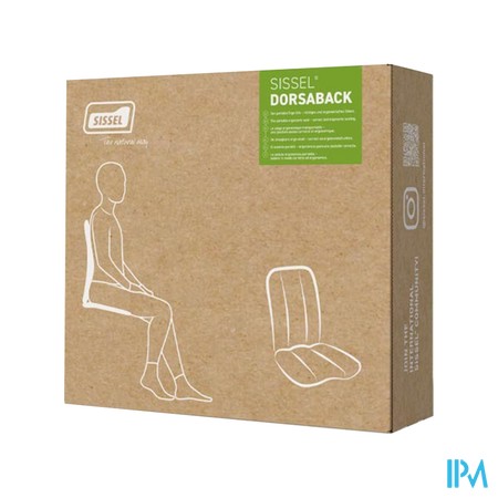 Sissel Dorsaback -pad Support Dos+assise Noir