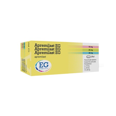 Apremilast EG 10Mg/20Mg/30Mg Filmomh Tabl 27