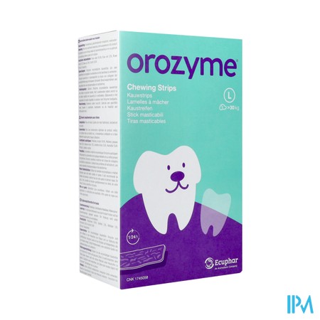 Orozyme Canine l Kauwstrip Enzym.hond >30kg 141g