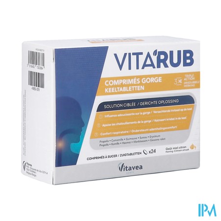 Vita'rub Keelpijn Zuigtabl 24