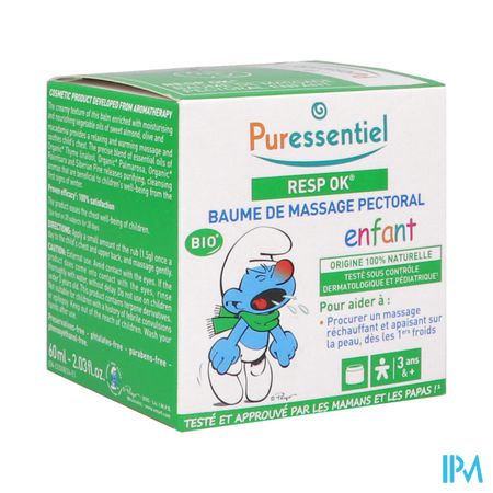 Puressentiel Ademhaling Balsem Massage Kind 60ml