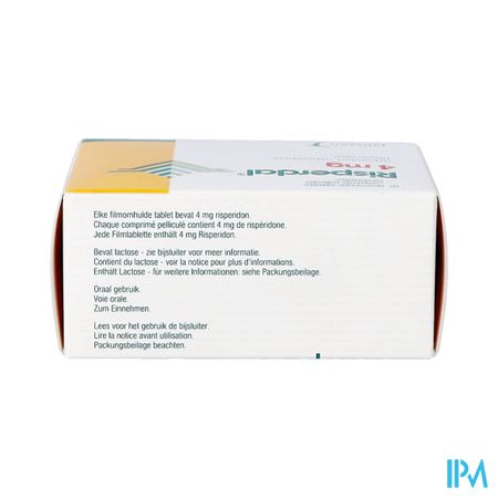 Risperdal 4mg Pi Pharma Comp 60 X 4mg Pip