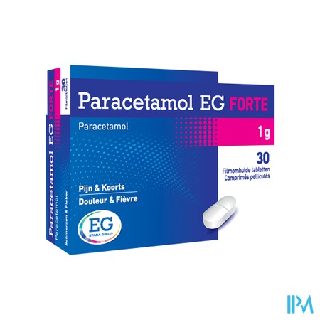 Paracetamol EG Forte 1G Comp Pell  30
