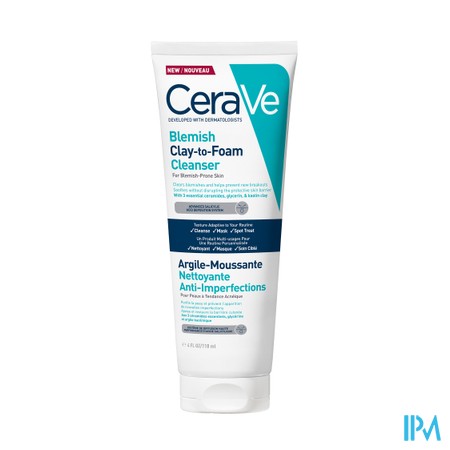 Cerave Gel Nettoyant A/imperfection Clay-foam118ml