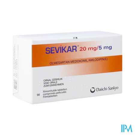 Sevikar 20mg/5mg Comp Pell 98