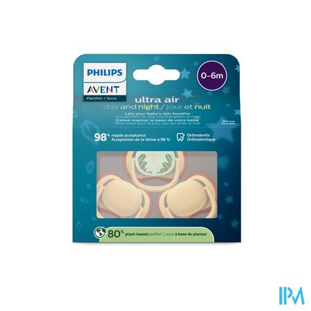 Philips Avent Fopspeen +0m 3 Pack